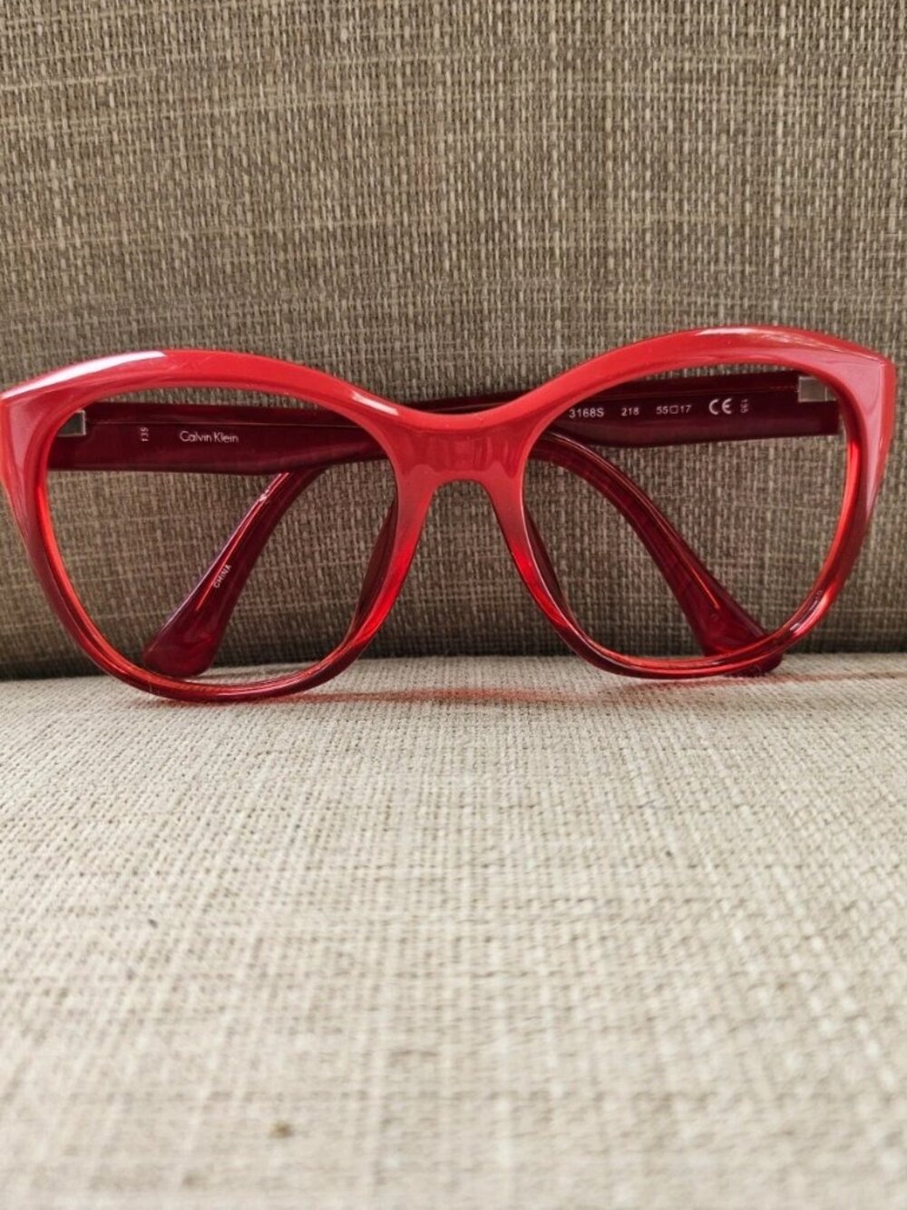 Calvin Klein Women Glasse Frame Red Tone Eyewear CK3168S Eyeglasses Frame only - Picture 3 of 12